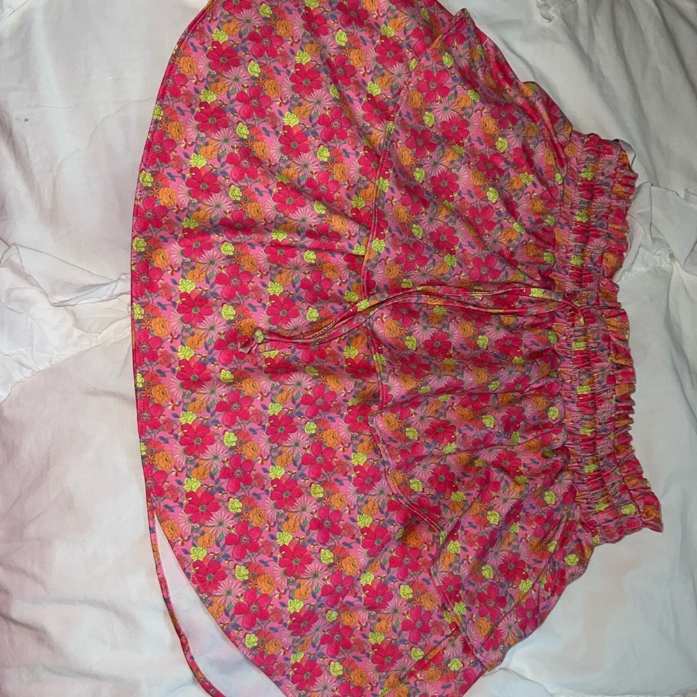 LOVESHACKFANCY RUFFLE MINI SKIRT